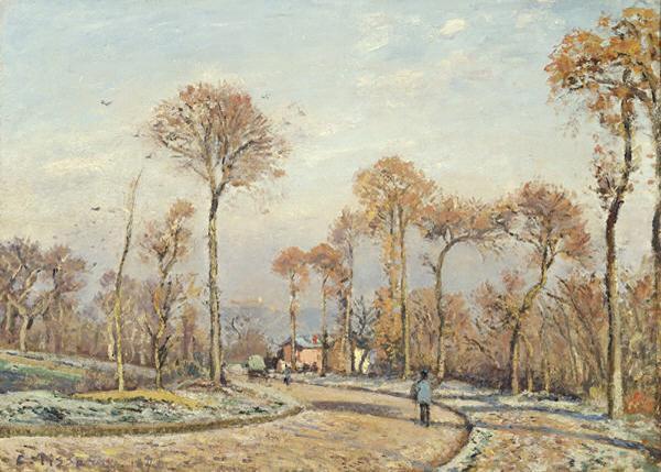 Camille Pissarro The Road to Versailles oil painting picture